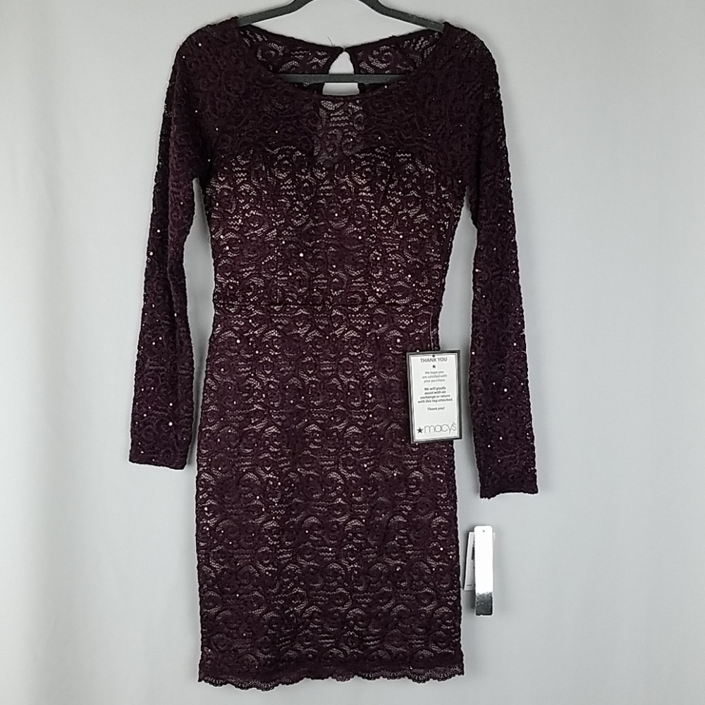 Sequin‎ Hearts juniors 9 dress lace Sequin